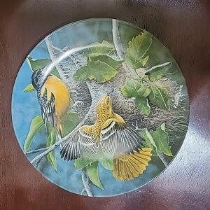 1985 Baltimore Oriole Birds of Your Garden Collection by Knowles